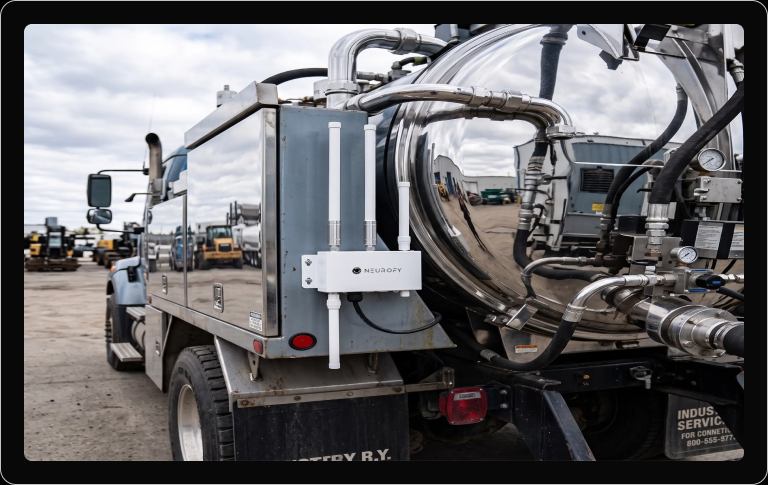 NeuroGATE Rover mounted on a service truck